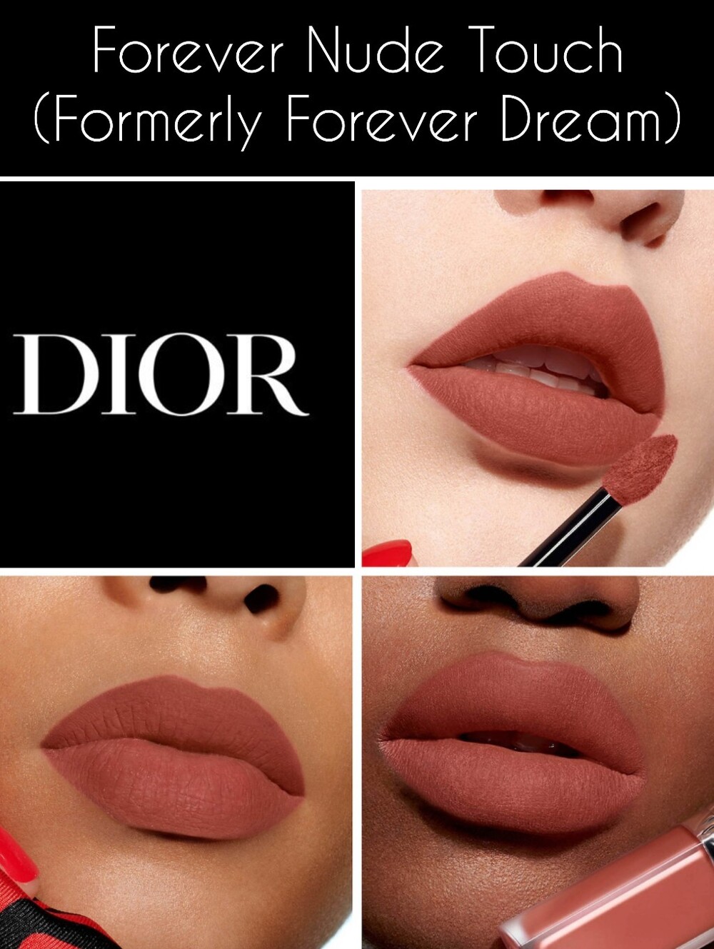 NEW Dior Forever Dream / Forever Nude Touch 200 Matte Lipstick Warm Mocha